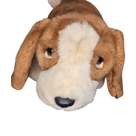 VTG 1998 TY Beanie Buddies Bassett Hound Dog Stuffed Animal Plush 12 in - Picture 2 of 9